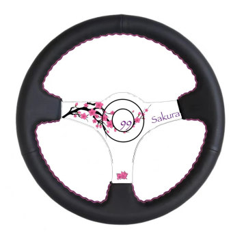 Traditional Japanese cherry steering wheel racing car